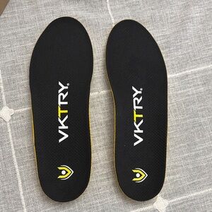 Men's Athletic Insoles — Black with Yellow Accents